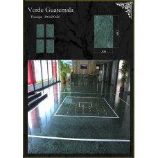 Плитка мраморная Verde Guatemala Верде Гватемала